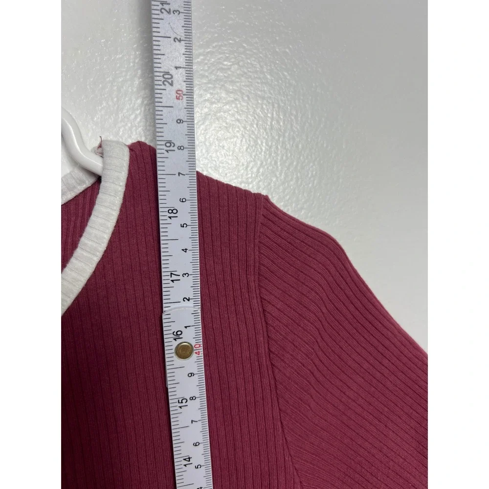 Colorful Planet Kids XL 14/16 Flare‎ Leggings and Ribbed Tee Set Maroon Dance